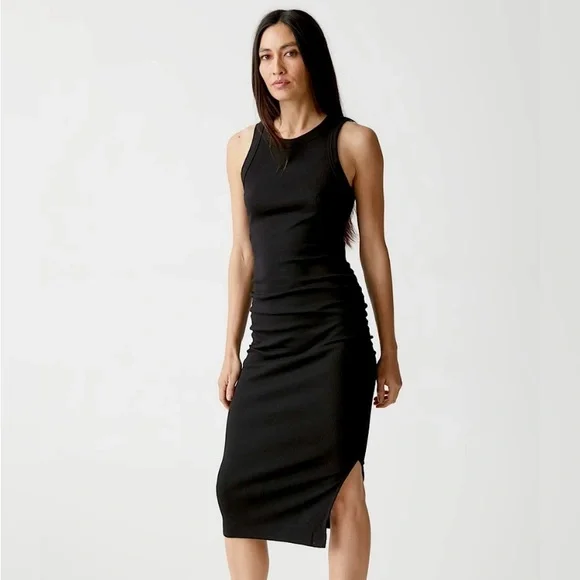 open lace back dress Esme Star Lurex One Shoulder Knit Dress main image 1